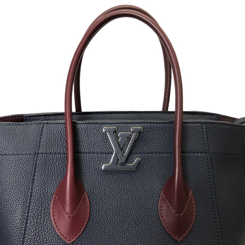 Louis Vuitton Freedom Taurillon Leather Tote Black