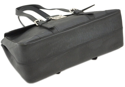 Louis Vuitton Epi Lv Shoulder Bag Segur MM Noir Black