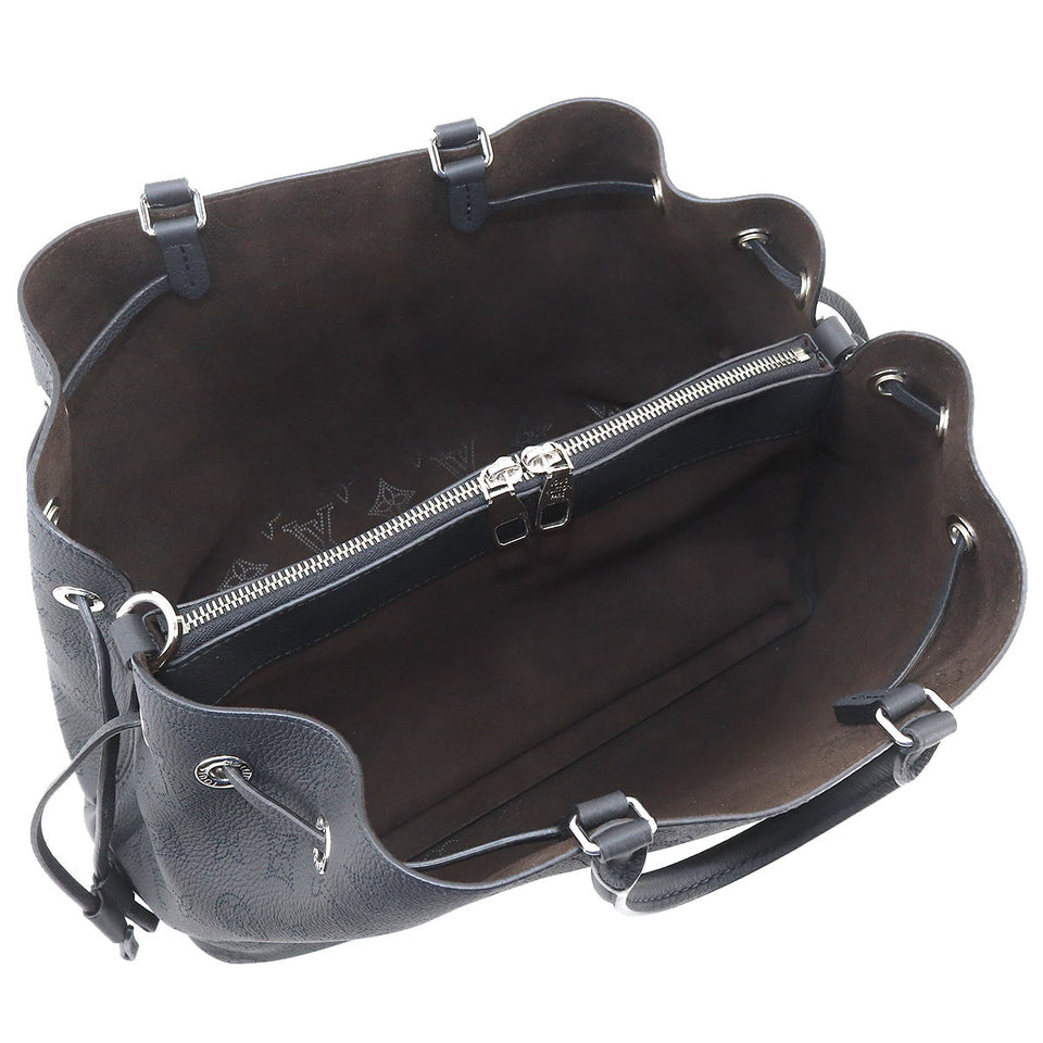 Louis Vuitton Mahina Bell Shoulder Bag Leather Noir Black