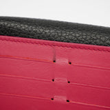 Louis Vuitton Bifold Long Wallet Taurillon Portefeuille Capucines Noir