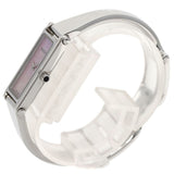 Gucci Watches Quartz 1500L Stainless Steel , Stainless Steel Silver Square face Pink shell dial Women