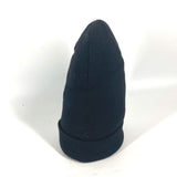 Gucci Knit hat wool black beanie hat knit hat knit cap logo mens