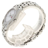 Gucci Watches Quartz 5500L Stainless Steel , Stainless Steel Silver Round face white dial Women
