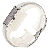Gucci Watches Quartz 1500L Stainless Steel , Stainless Steel Silver Square face Pink shell dial Women