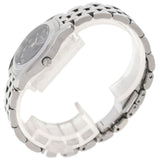 Gucci Watches Quartz 5500L Stainless Steel , Stainless Steel Silver Round face black dial Women