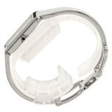 Gucci Watches Quartz 1500L Stainless Steel , Stainless Steel Silver Square face Silver dial Women