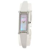 Gucci Watches Quartz 1500L Stainless Steel , Stainless Steel Silver Square face Pink shell dial Women