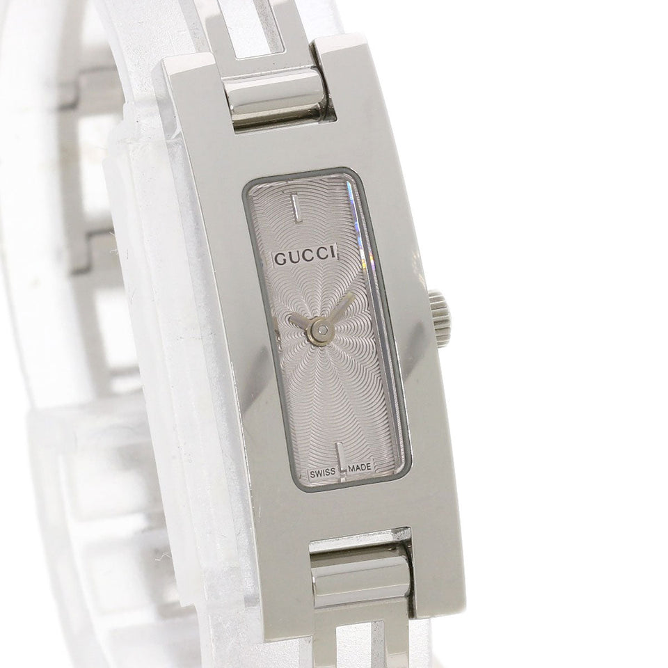 Gucci Watches Quartz Stainless Steel , Stainless Steel Silver 3900L Silver dial Women