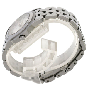 Gucci Watches Quartz 5500L Stainless Steel , Stainless Steel Silver Round face Silver dial Women
