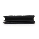 Christian Dior Black Mini Lady Dior Compact Wallet