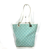 Gucci Tote Bag 002 1099 Canvas / leather Light green Shoulder Bag Shoulder Bag GG Bucket Women