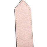 Louis Vuitton Damier Ebene Pink Cowhide Leather Morningram 30 MM Reversible Belt 80 32