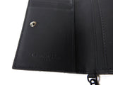 Christian Dior Black Mini Lady Dior Compact Wallet
