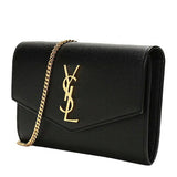 Saint Laurent- Chain Wallet Leather Shoulder Bag