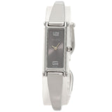 Gucci Watches Quartz 1500L Stainless Steel , Stainless Steel Silver Square face Silver dial Women
