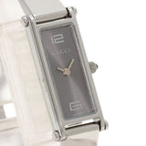 Gucci Watches Quartz 1500L Stainless Steel , Stainless Steel Silver Square face Silver dial Women