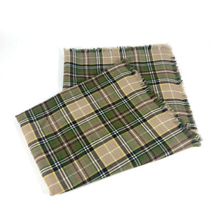 Gucci shawl 620547 wool beige Check large format