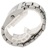 Gucci Watches Quartz 7700M Stainless Steel , Stainless Steel Silver Square face black dial mens