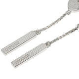 Gucci Pierce SV Silver logo drop