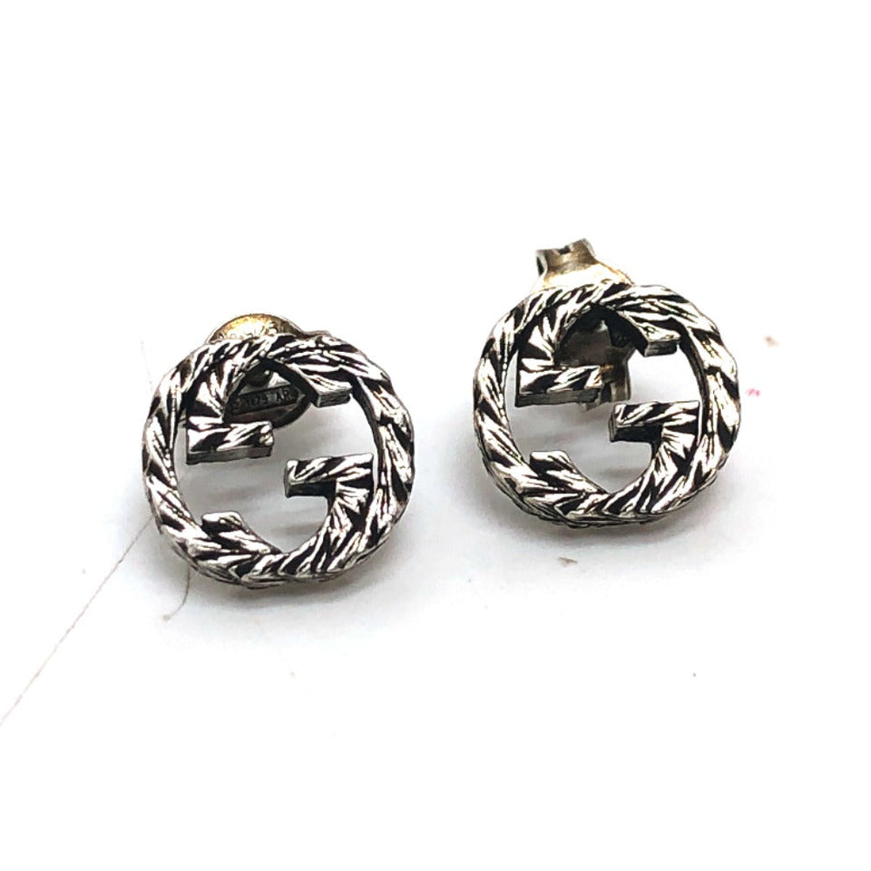 Gucci Pierce AG925 Silver Interlocking G