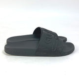 Gucci Sandals 525140 rubber black Beach sandal logo slide Women 37