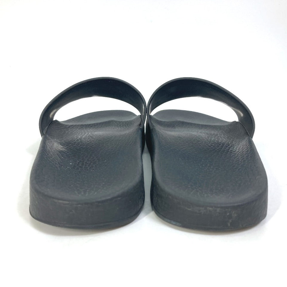 Gucci Sandals 522887 rubber black logo slide Women 7