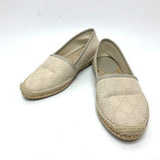 Gucci Slip-on 466902 canvas beige GG canvas espadrilles Women 35 1/2