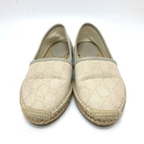 Gucci Slip-on 466902 canvas beige GG canvas espadrilles Women 35 1/2