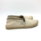 Gucci Slip-on 466902 canvas beige GG canvas espadrilles Women 35 1/2