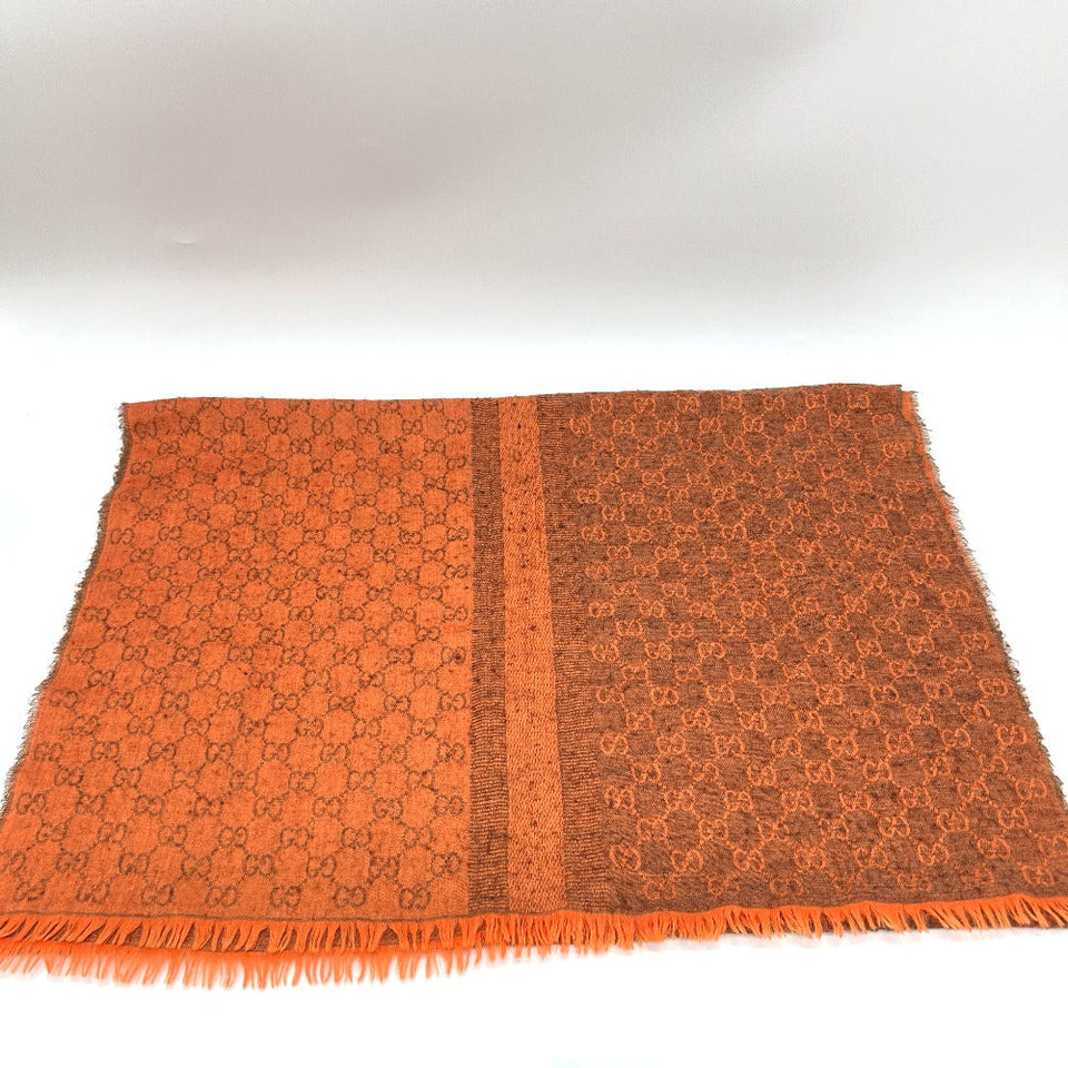Gucci Stall 24368 Wool / cashmere Orange GG pattern