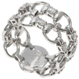 Gucci Ring K18WG Silver Diamond #14