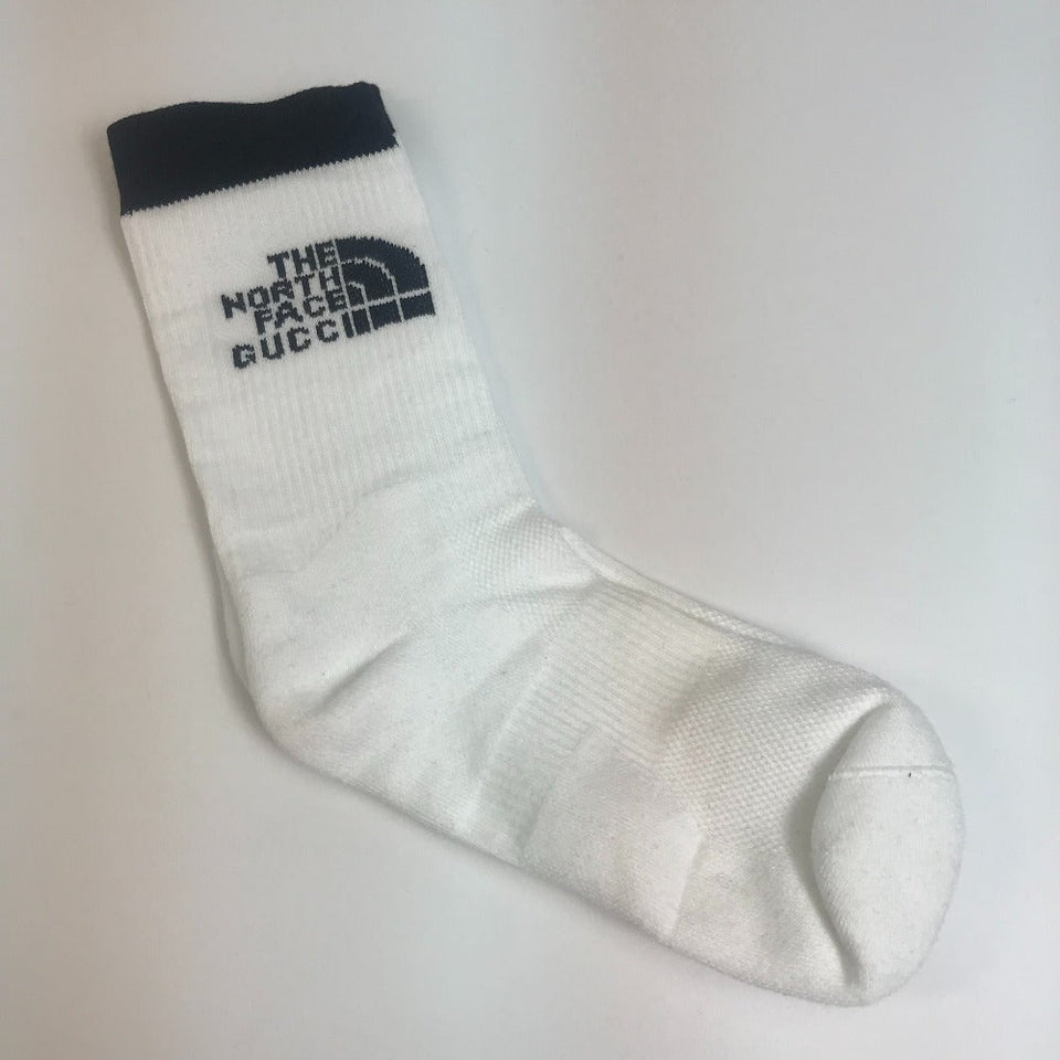 Gucci socks 4G492 cotton white the north face north face collaboration mens M