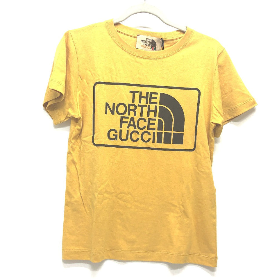 Gucci Short sleeve T-shirt 616036 cotton yellow The north face collaboration THE NORTH FACE Collaboration Women XS