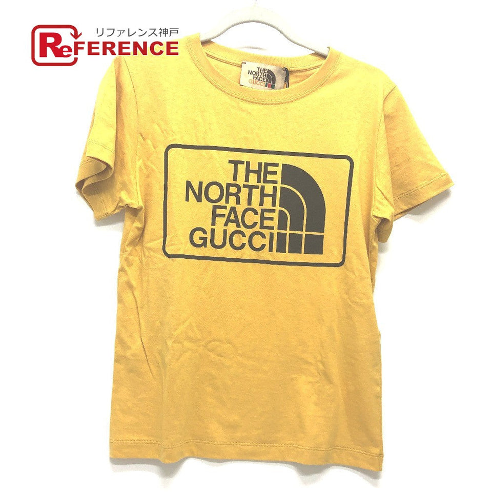 Gucci Short sleeve T-shirt 616036 cotton yellow The north face collaboration THE NORTH FACE Collaboration Women XS