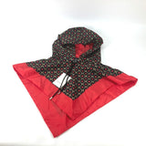Gucci poncho 581635 Nylon Red GG star raincoat hood Women M