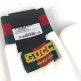 Gucci socks 537821 Cotton, Nylon white Dapper Dan collaboration logo Sherry Line mens L 26-28cm