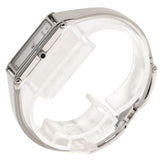Gucci Watches Quartz 1500L Stainless Steel , Stainless Steel Silver Square face bangle White shell dial Women