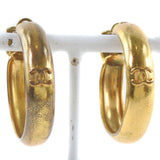 Chanel Gold Plated Earrings Clip