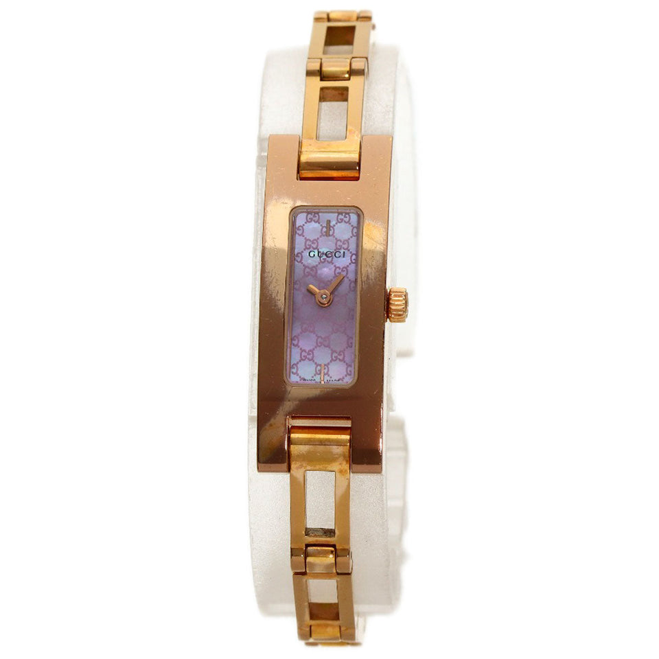 Gucci Watches Quartz PGP , PGP gold 3900L Pink shell dial Women