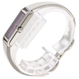 Gucci Watches Quartz 109 Stainless Steel , Stainless Steel Silver GG square face Pink shell dial Women