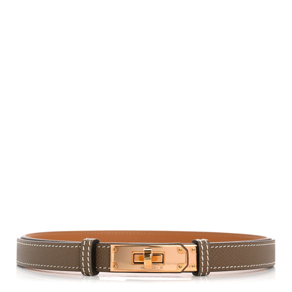 Hermes Epsom Kelly Belt Etoupe
