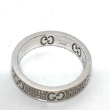 Gucci Ring K18WG Silver Diamond Icon Stardust Women 12