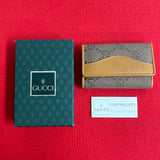 Gucci Key case Key holder  Canvas, Leather Brown GG logo mens(Unisex)
