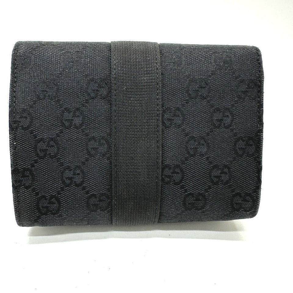 Gucci Pouch 39.0911 GG canvas black GG Cosmetics Pouch Women