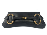Gucci Horsebit 1955 Chain Shoulder bag Large Black Leather