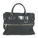 Gucci Business bag 246410 Nylon / leather black logo mens