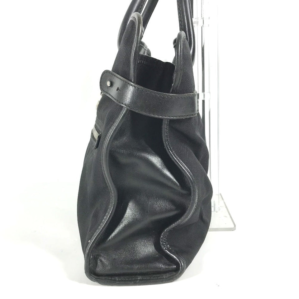 Gucci Business bag 246410 Nylon / leather black logo mens