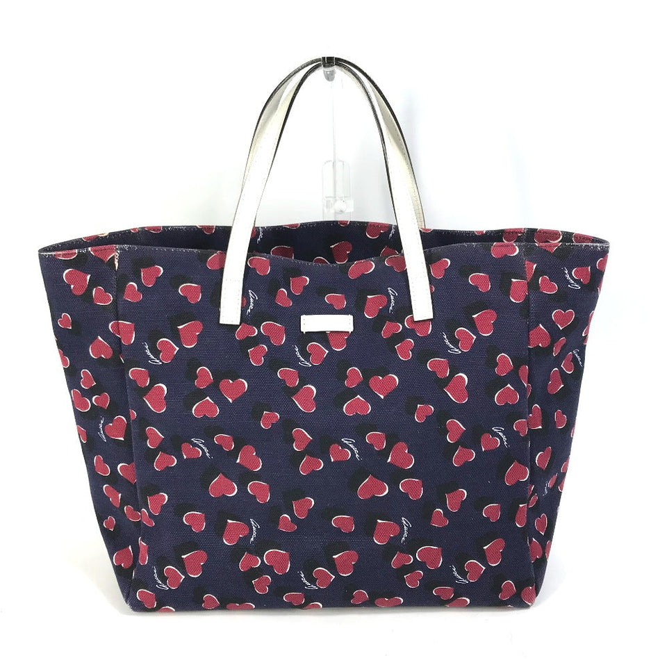 Gucci Tote Bag 282439 Canvas, Leather pink heart Women
