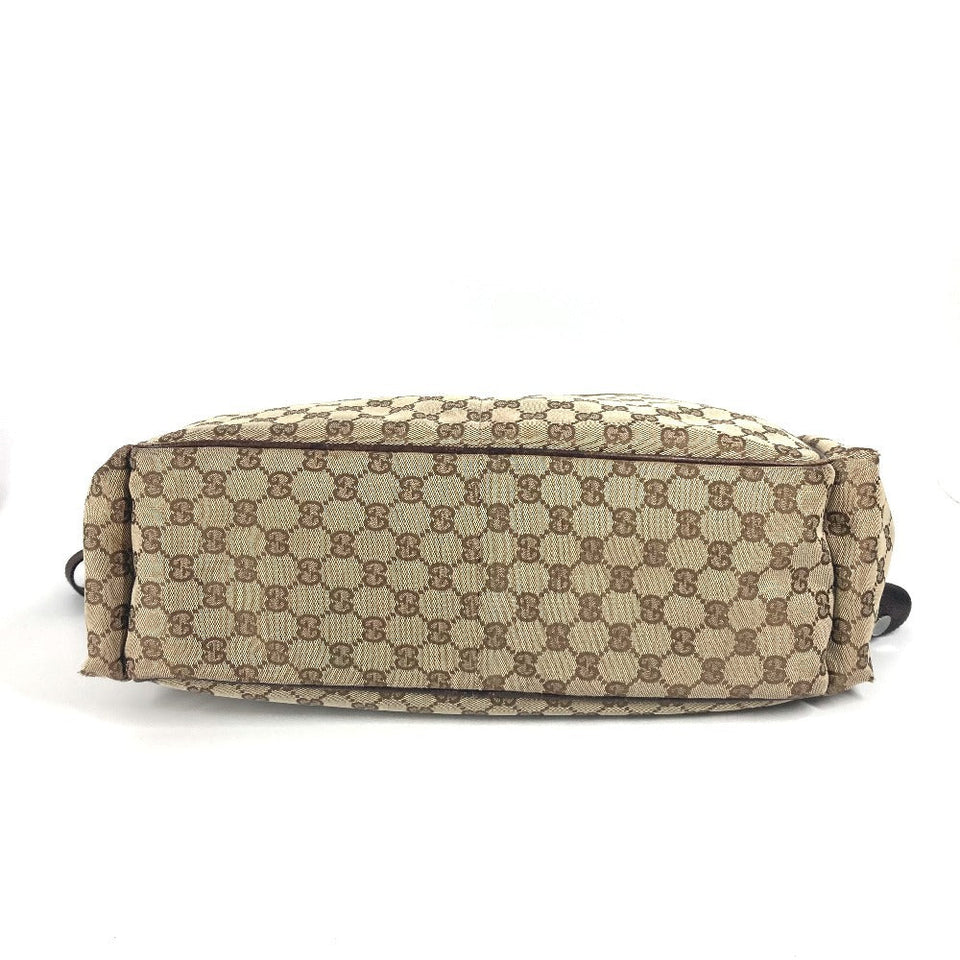 Gucci Shoulder Bag 123326 GG canvas / leather beige GG Mother's Bag Women
