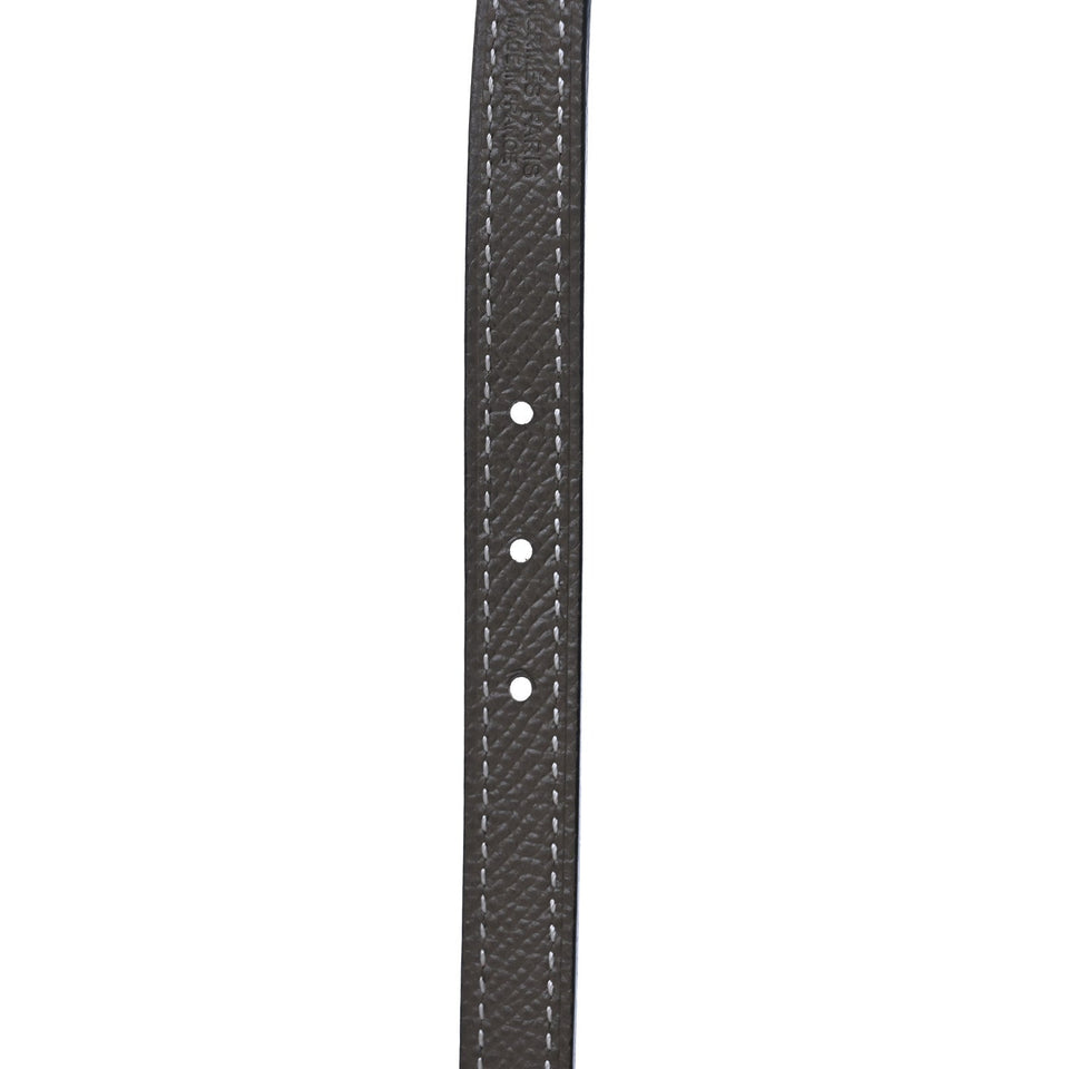 Hermes Swift Epsom 13mm Focus Belt 75 Rouge De Coeur Etoupe
